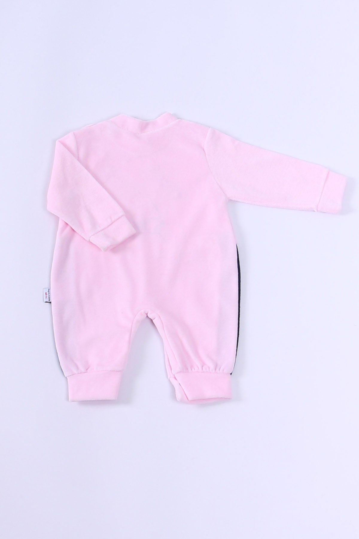 BEBEK KADİFE TULUM UZUN KOLLU ÇITÇITLI BASKILI D5