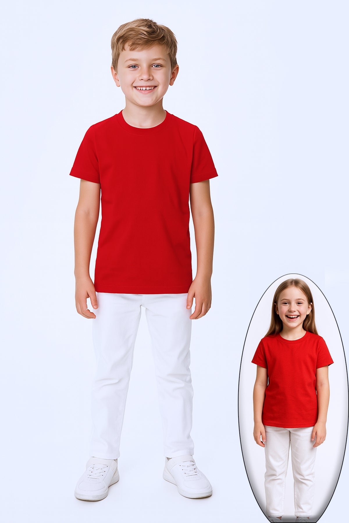 ÇOCUK TSHİRT DÜZ RENK C52