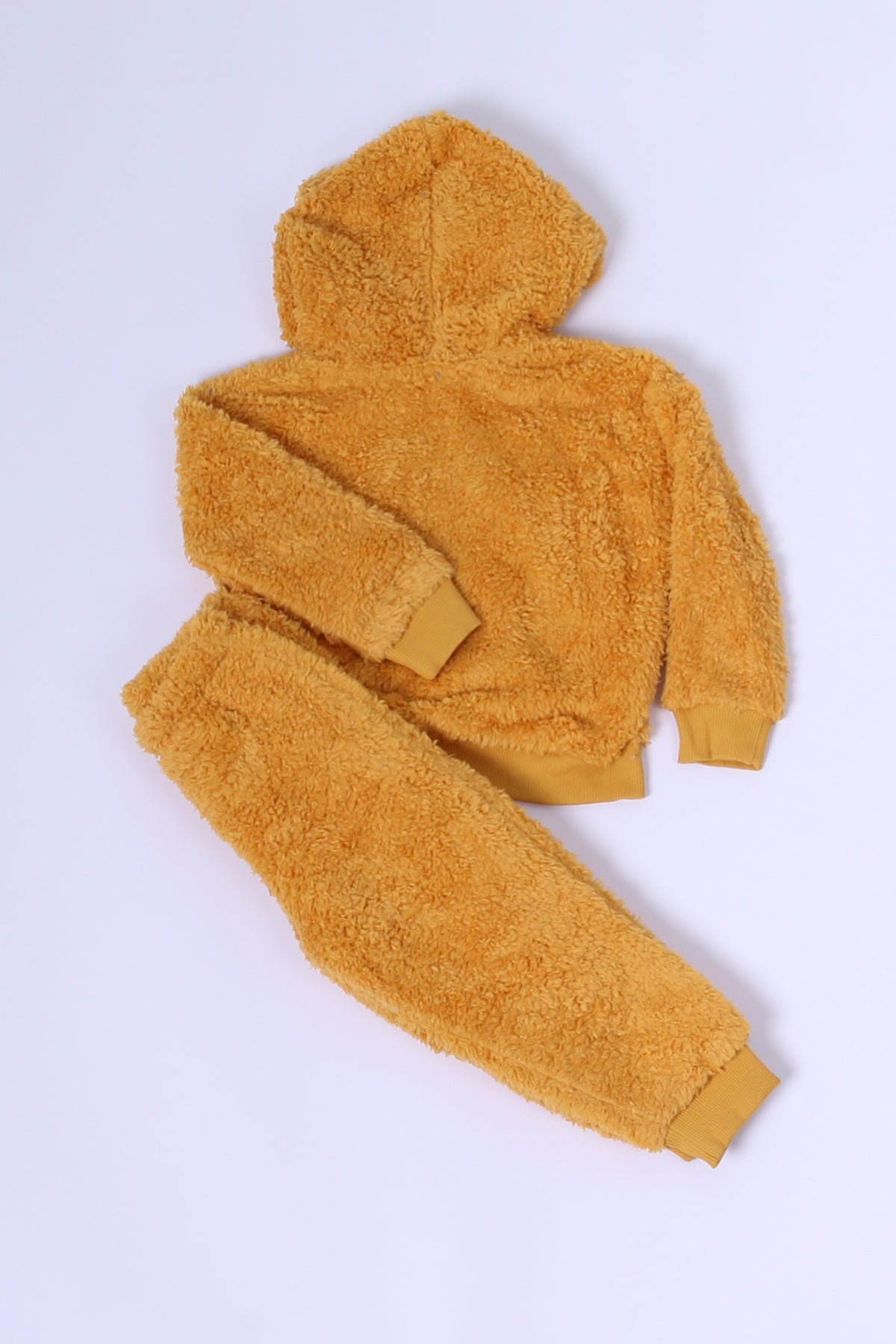 ERKEK BEBEK PELUŞ ALT ÜST TAKIM BASKILI D47