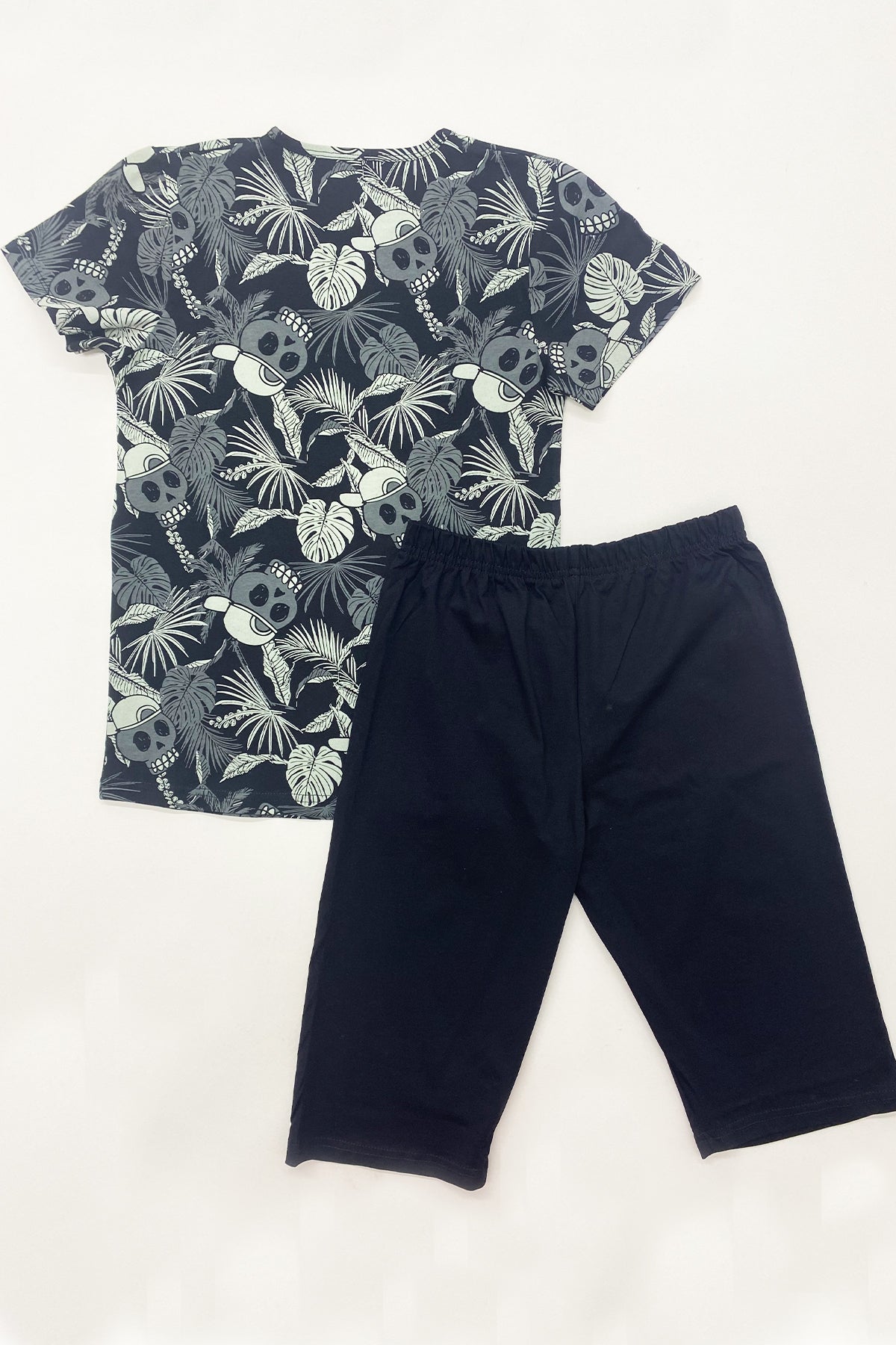 ERKEK ÇOCUK KAPRİLİ PİJAMA TAKIMI PAMUK BASKILI A11