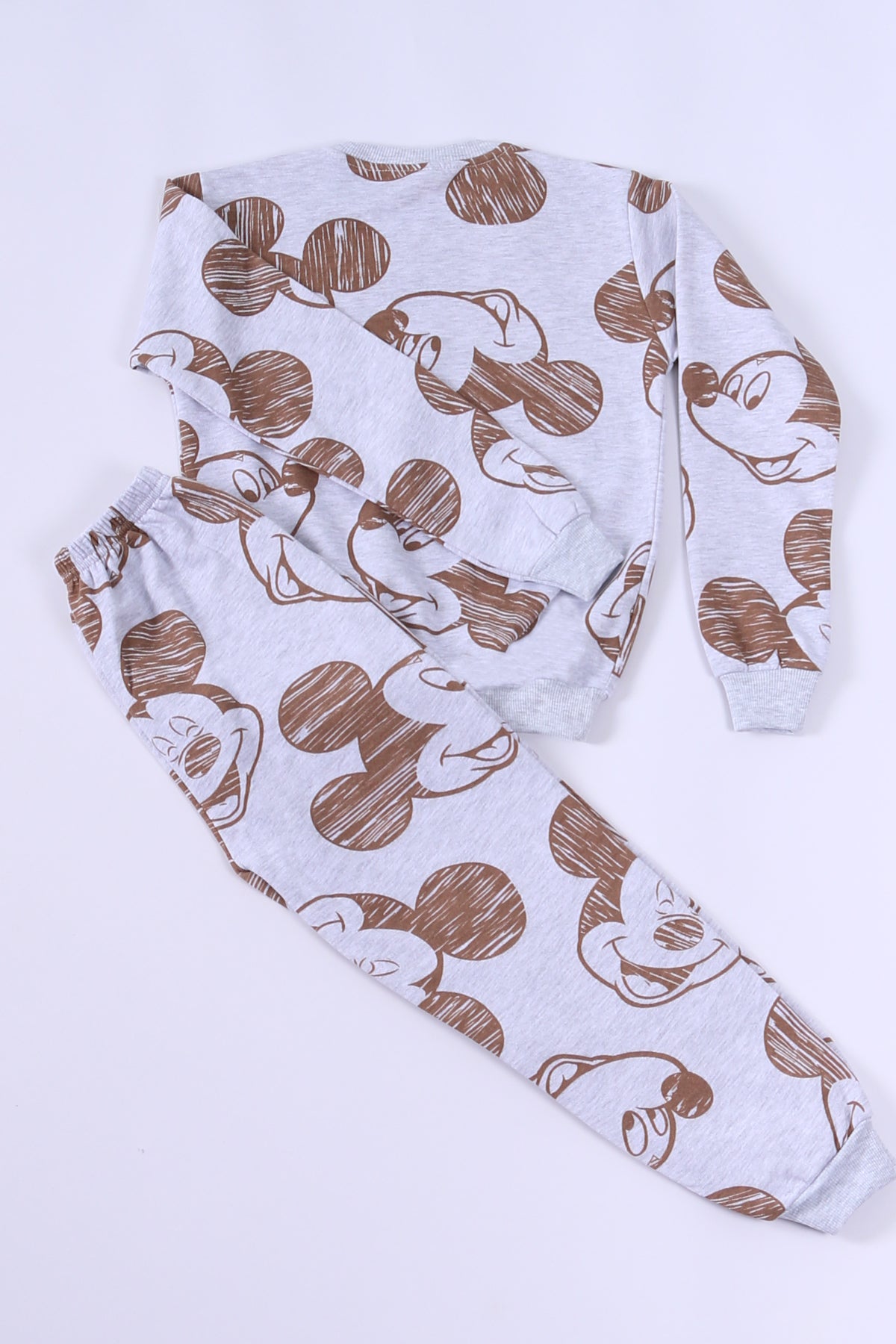 ERKEK ÇOCUK PİJAMA TAKIMI ŞARDONLU KARAKTER BASKILI RİBANALI E27