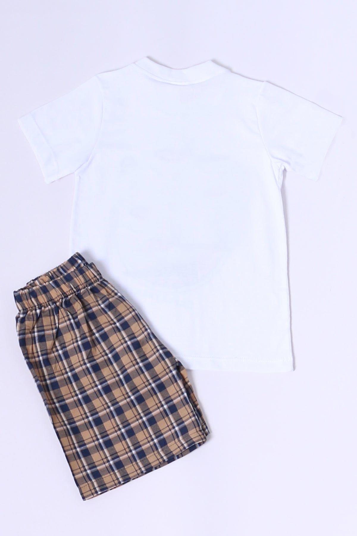 ERKEK ÇOCUK ŞORTLU TAKIM EKOSELİ DİNOZOR BASKILI A26