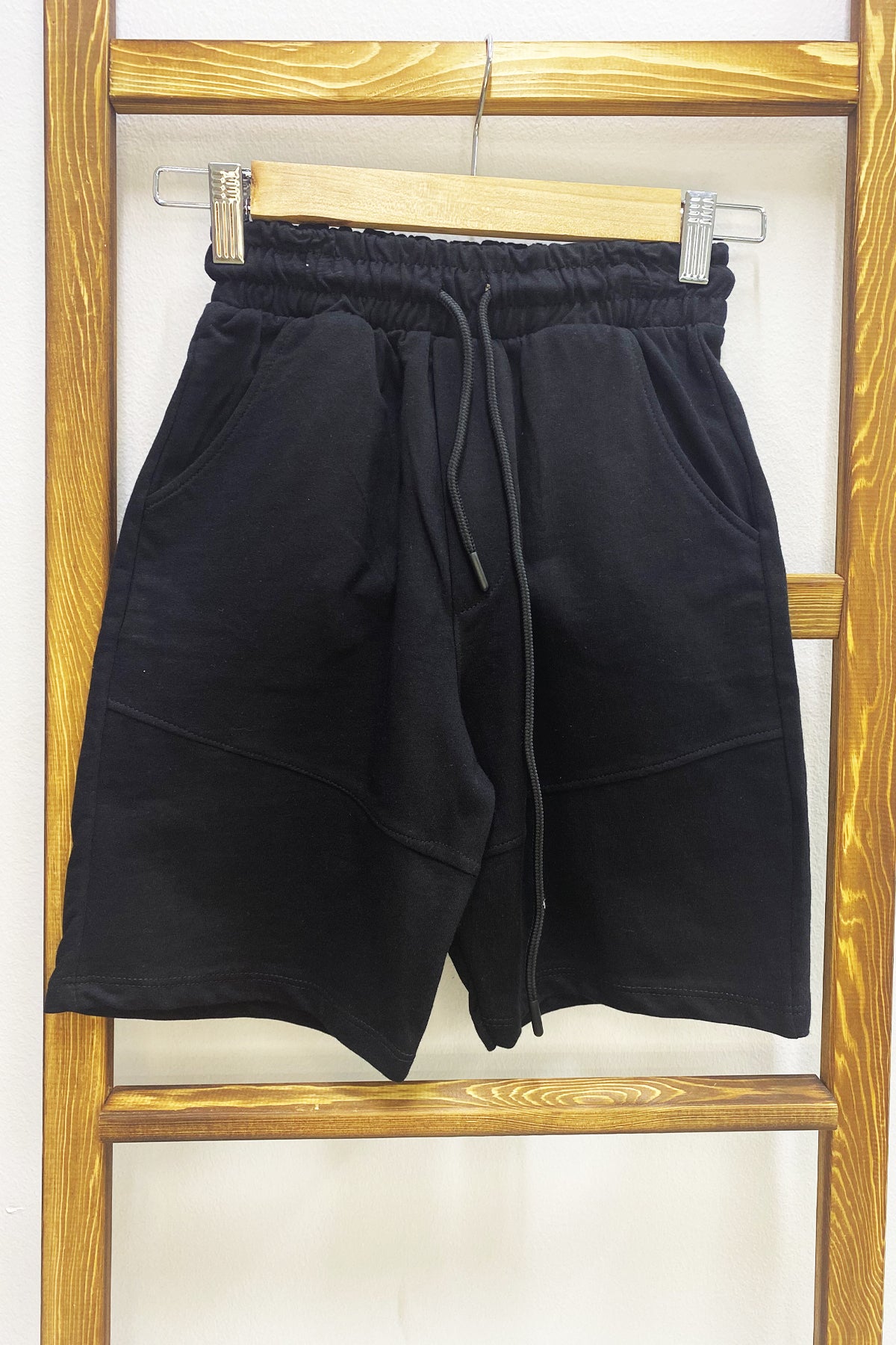 ERKEK ÇOCUK ŞORTLU TAKIM KOLYE HEDİYELİ OVERSİZE KALIP KABARTMA BASKILI E32