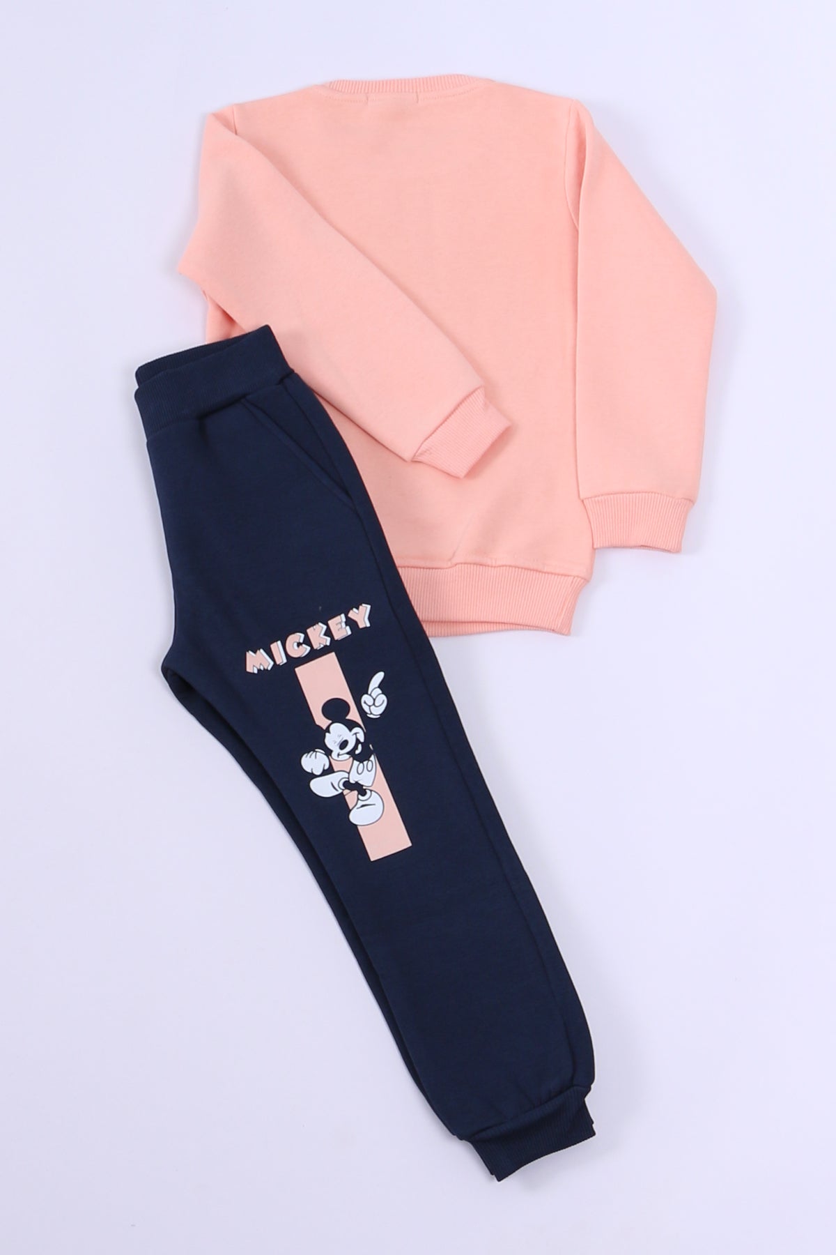 KIZ ÇOCUK 3 İPLİK EŞOFMAN TAKIMI KARAKTER BASKILI D36