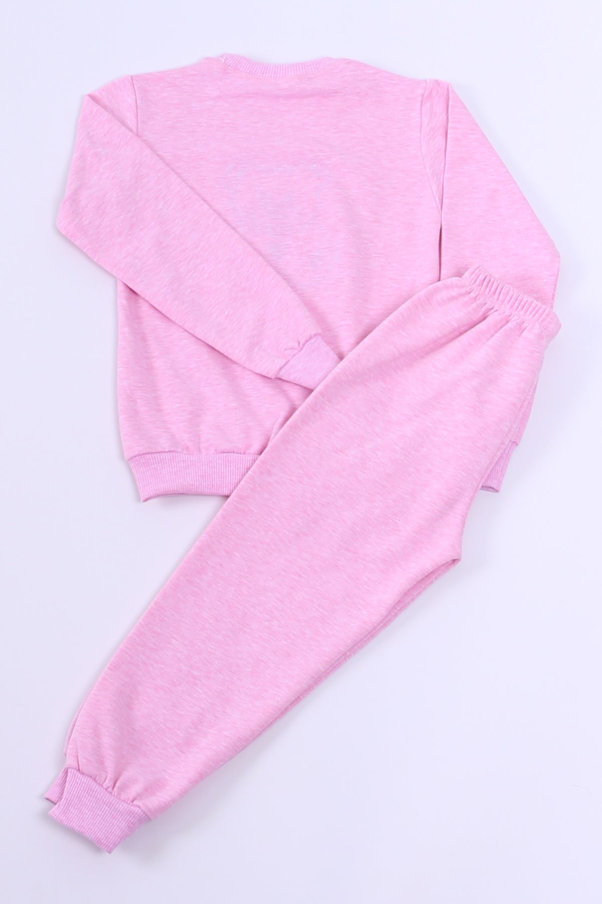 KIZ ÇOCUK EŞOFMAN TAKIMI AYICIK BASKILI RİBANALI E14