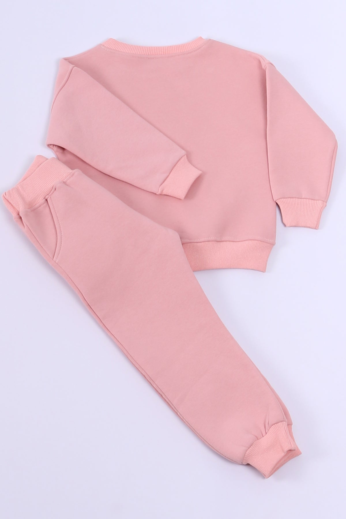 KIZ ÇOCUK EŞOFMAN TAKIMI KARAKTER BASKILI PUL PAYETLİ A59