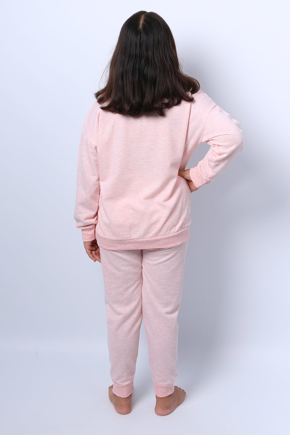 KIZ ÇOCUK EŞOFMAN TAKIMI KARAKTER BASKILI C63