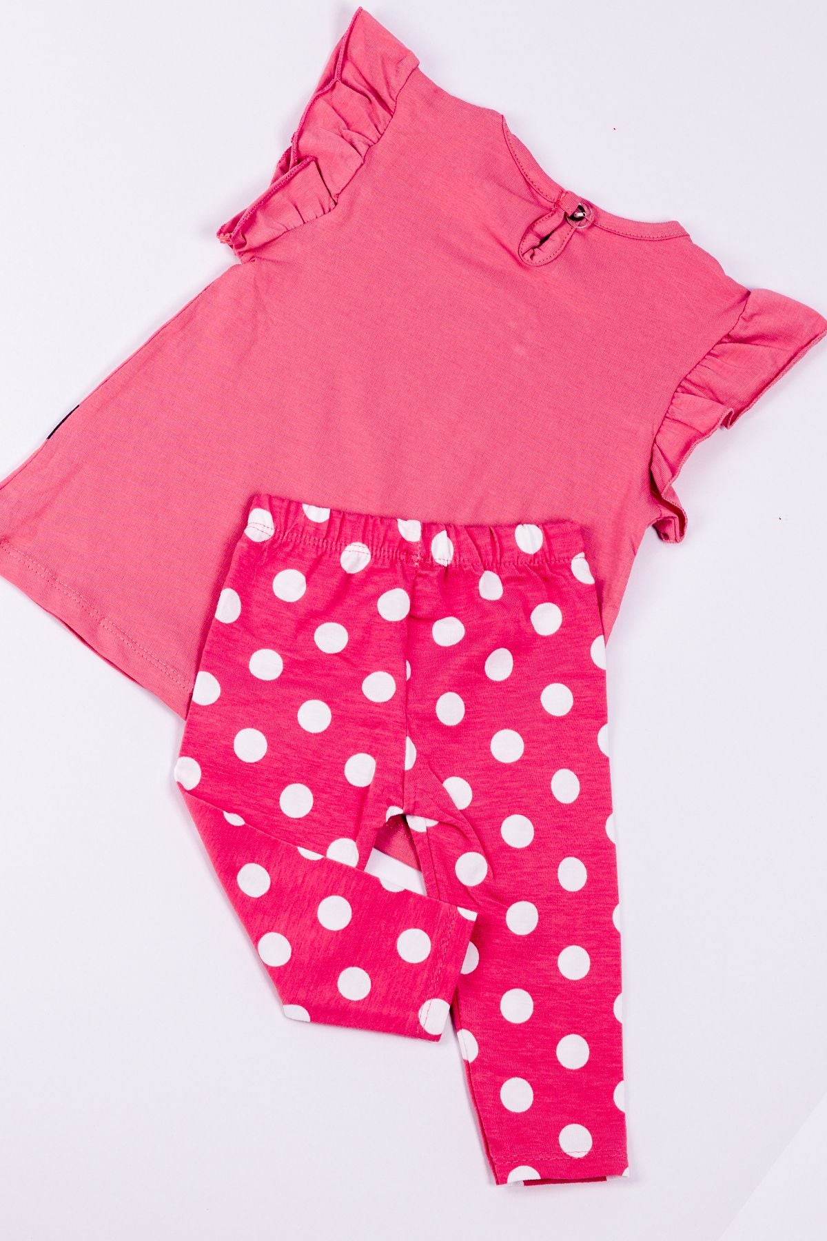 KIZ ÇOCUK TAKIM KAPRİ TAYTLI AYICIK BASKILI A69