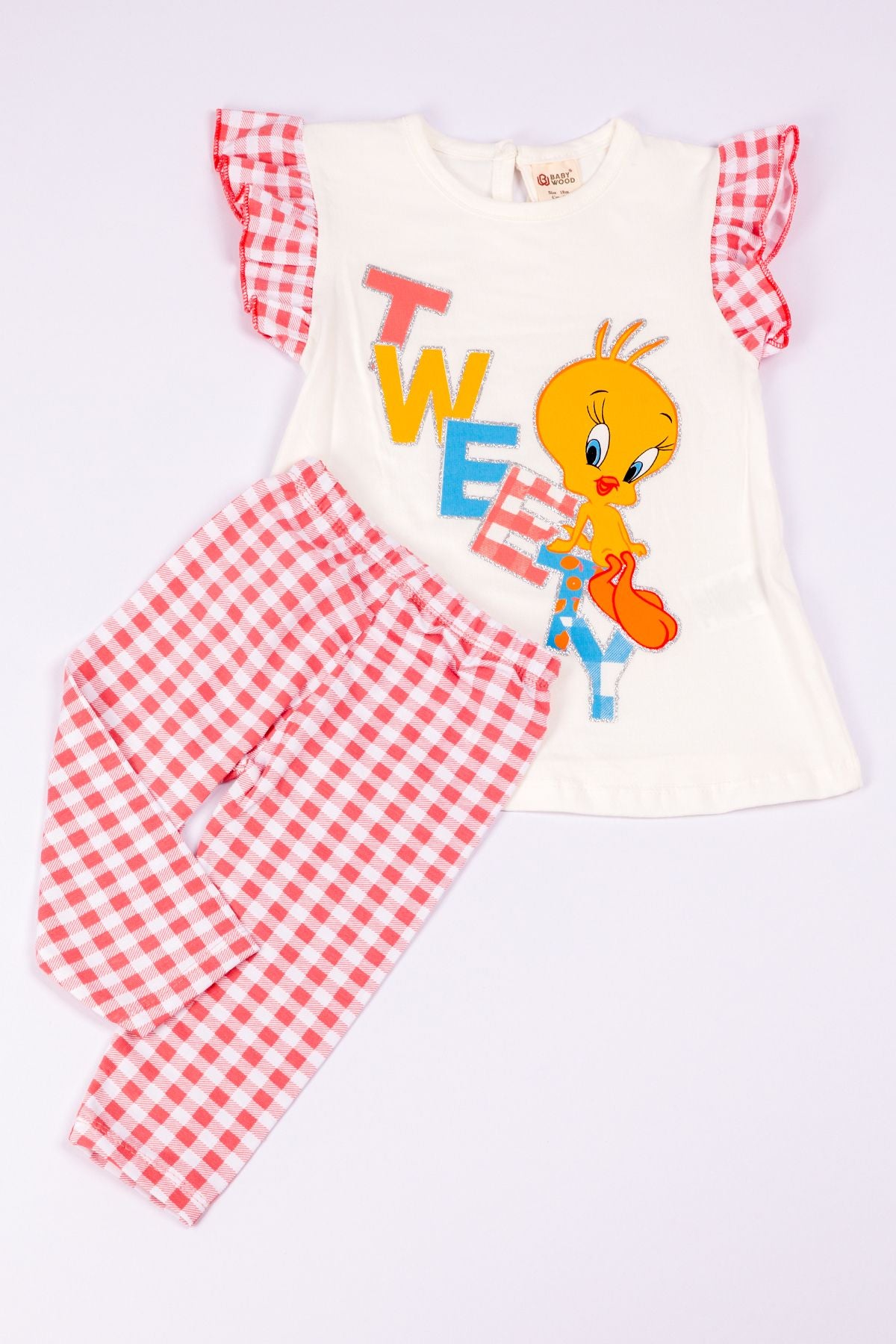 KIZ ÇOCUK TAKIM KAPRİ TAYTLI KARAKTER BASKILI A68