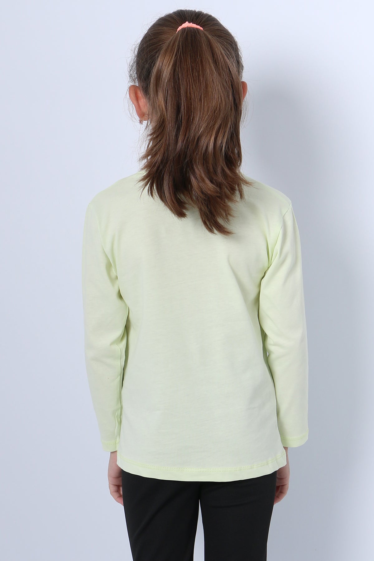 KIZ ÇOCUK UZUN KOLLU TSHİRT 4 MEVSİM BİSİKLET YAKA COOL EDİTİON BASKILI D45