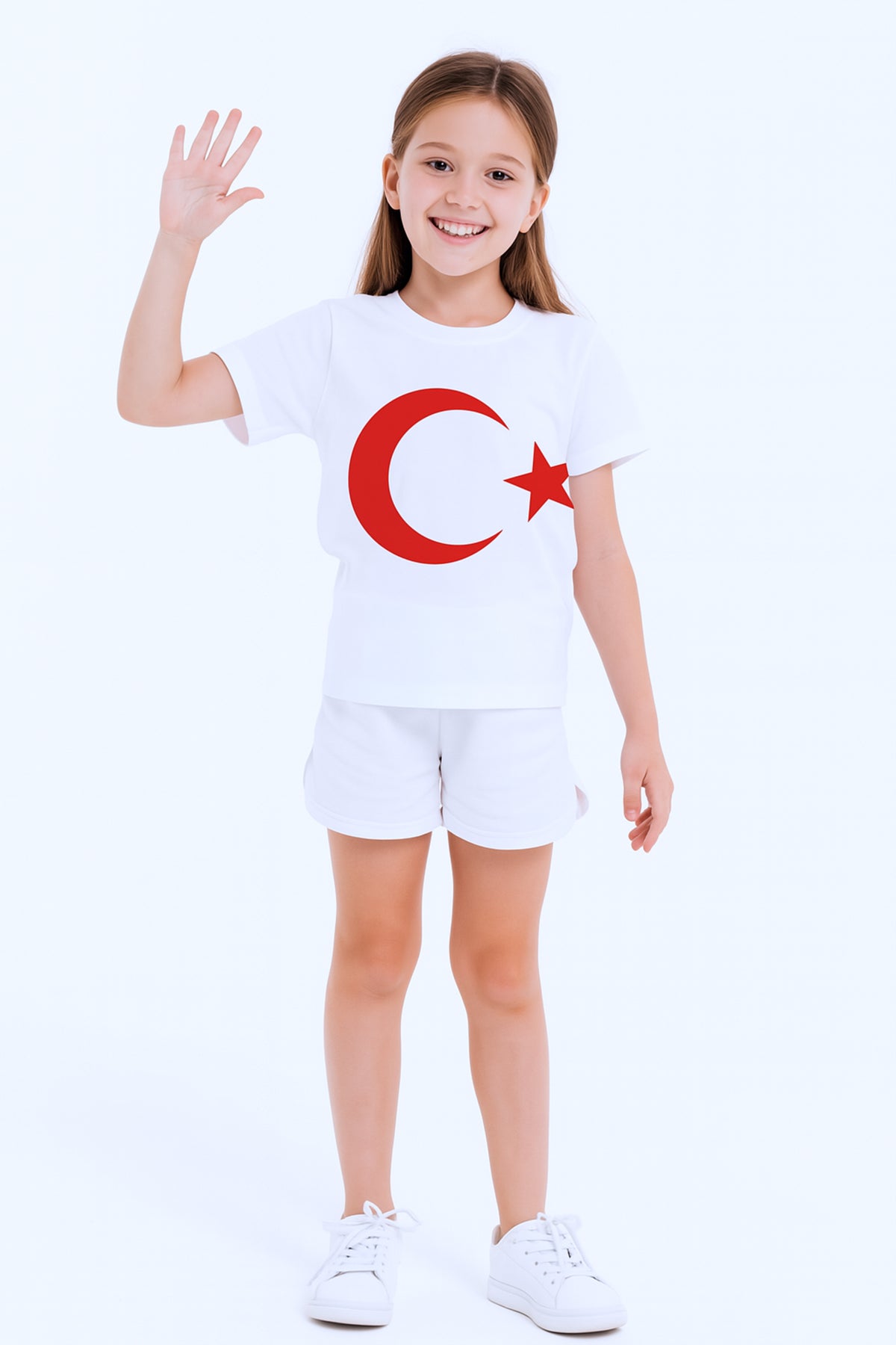 ÇOCUK ATATÜRK AYYILDIZ BASKILI TSHİRT KISA KOLLU A62