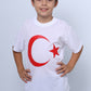 ÇOCUK ATATÜRK AYYILDIZ BASKILI TSHİRT KISA KOLLU A62