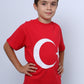 ÇOCUK ATATÜRK AYYILDIZ BASKILI TSHİRT KISA KOLLU A62