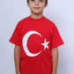 ÇOCUK ATATÜRK AYYILDIZ BASKILI TSHİRT KISA KOLLU A62