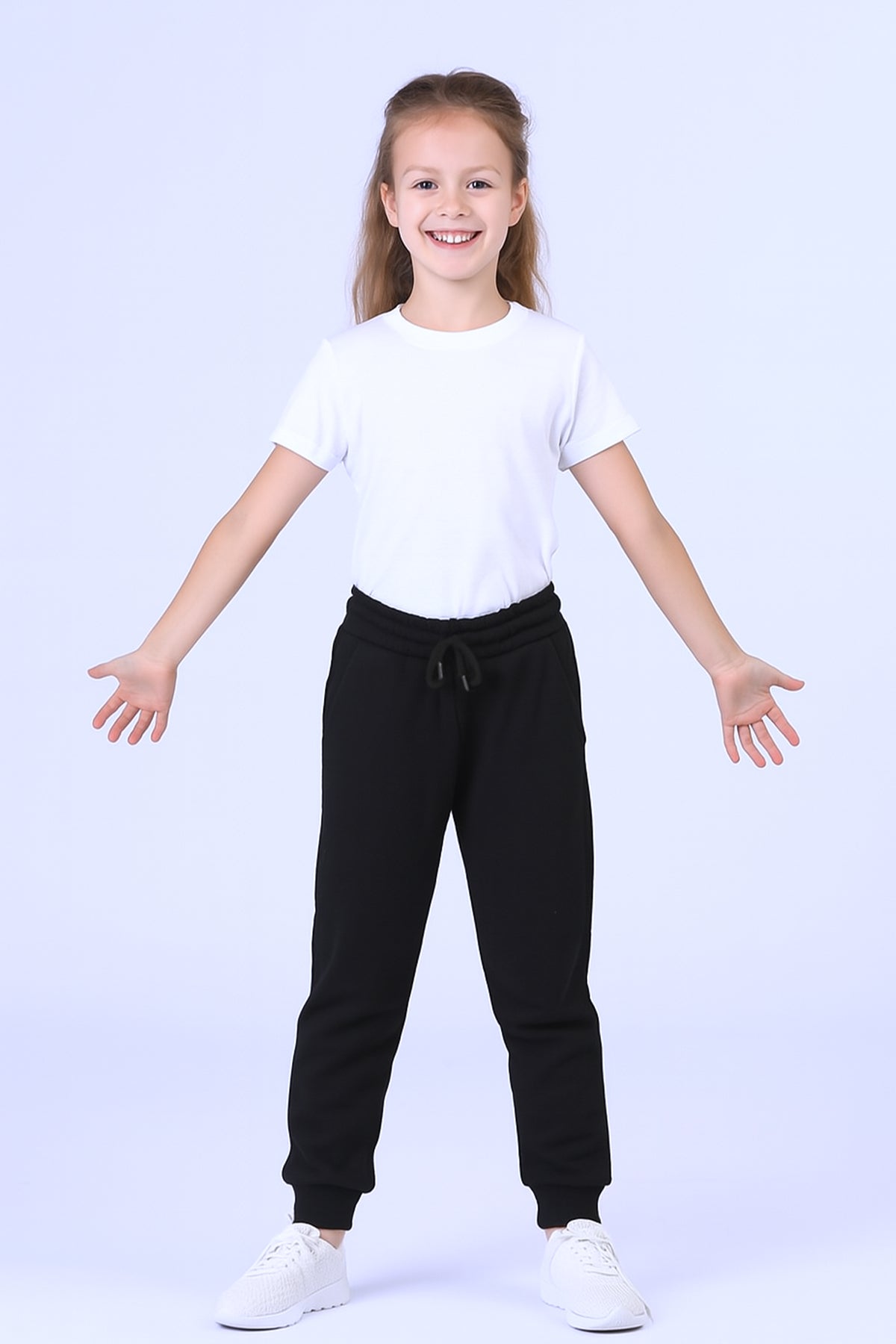 ÇOCUK UNİSEX OKUL EŞOFMAN ALTI RİBANALI C8