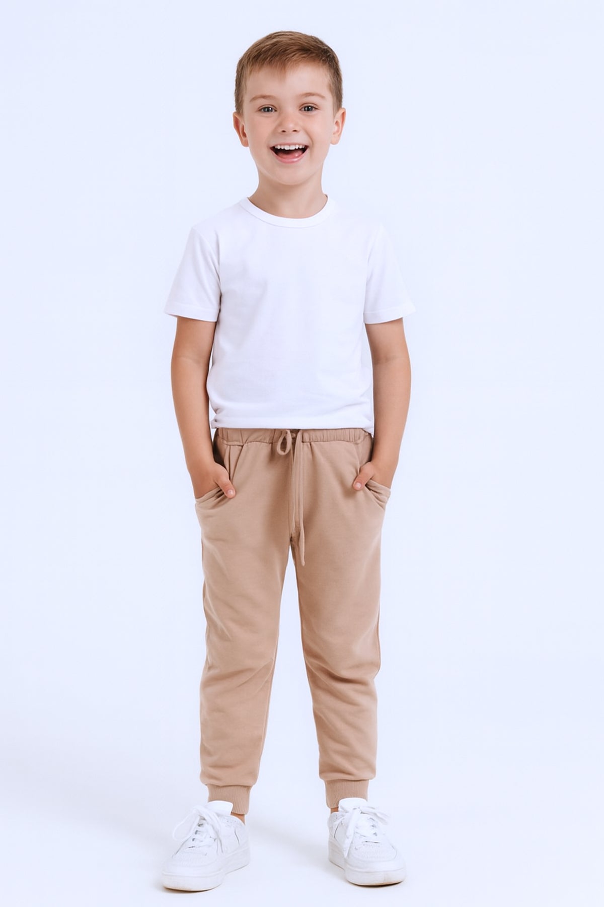 ÇOCUK UNİSEX OKUL EŞOFMAN ALTI RİBANALI C8