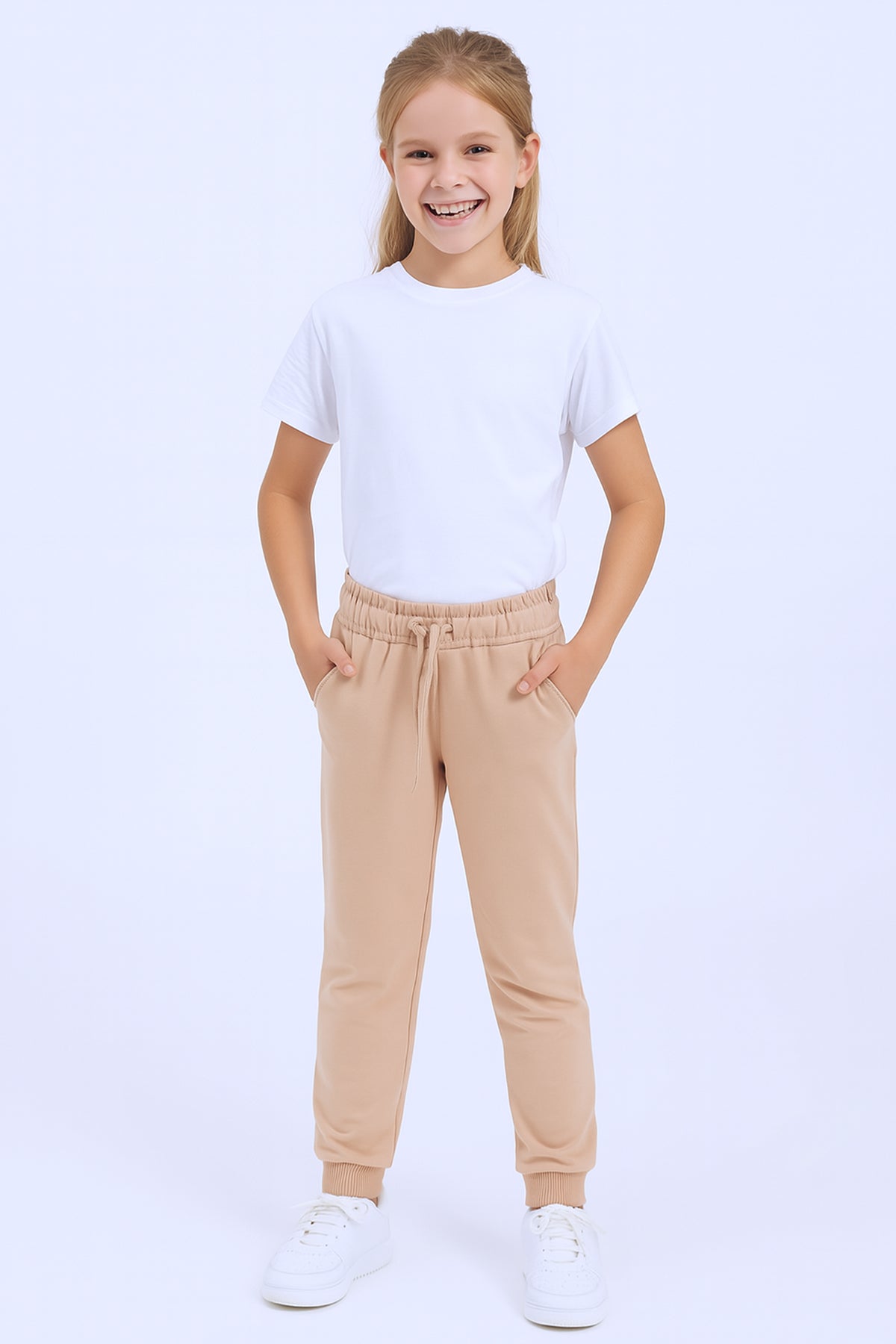 ÇOCUK UNİSEX OKUL EŞOFMAN ALTI RİBANALI C8