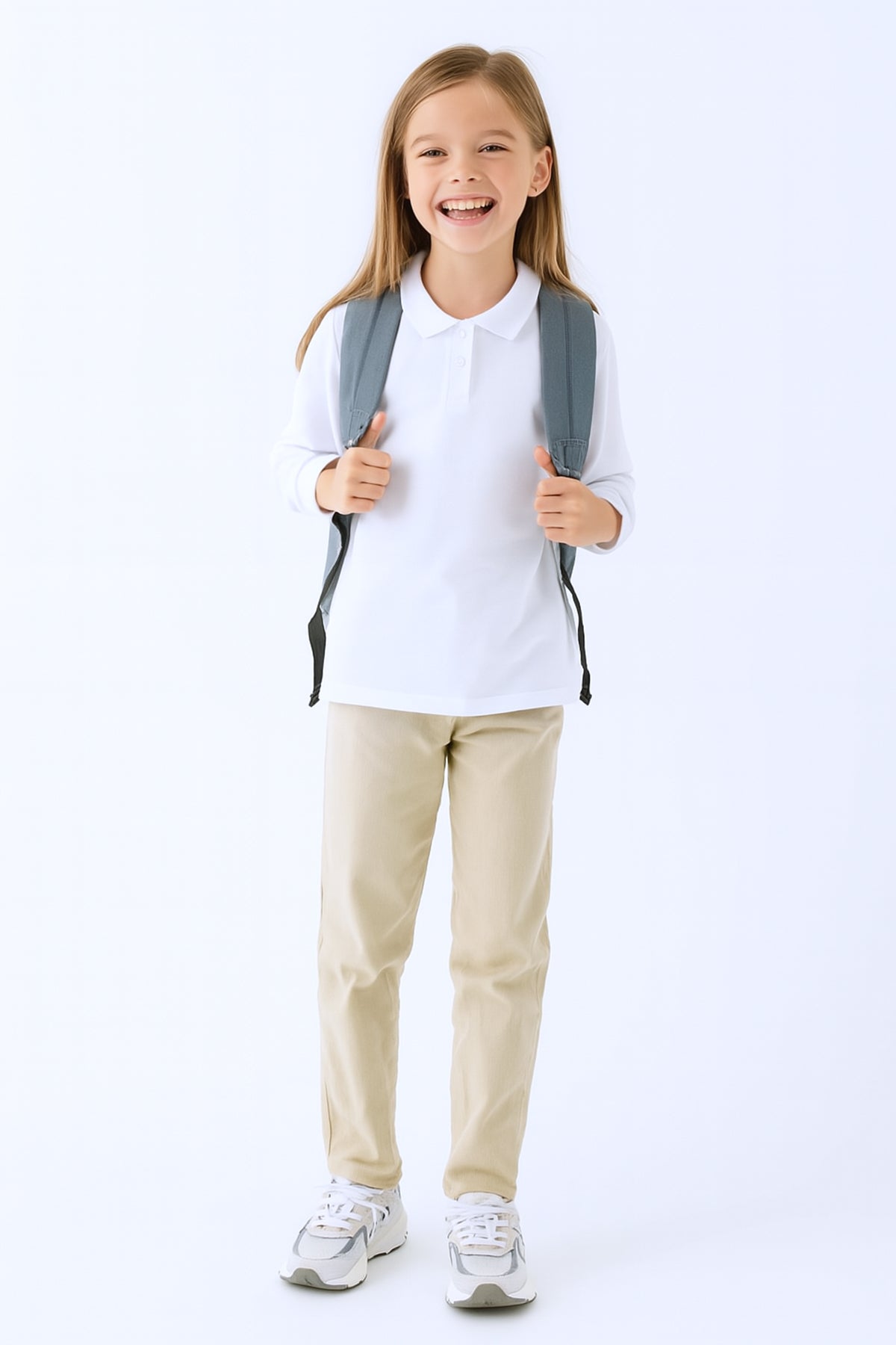 ÇOCUK UNİSEX OKUL LAKOSU UZUN KOLLU C16