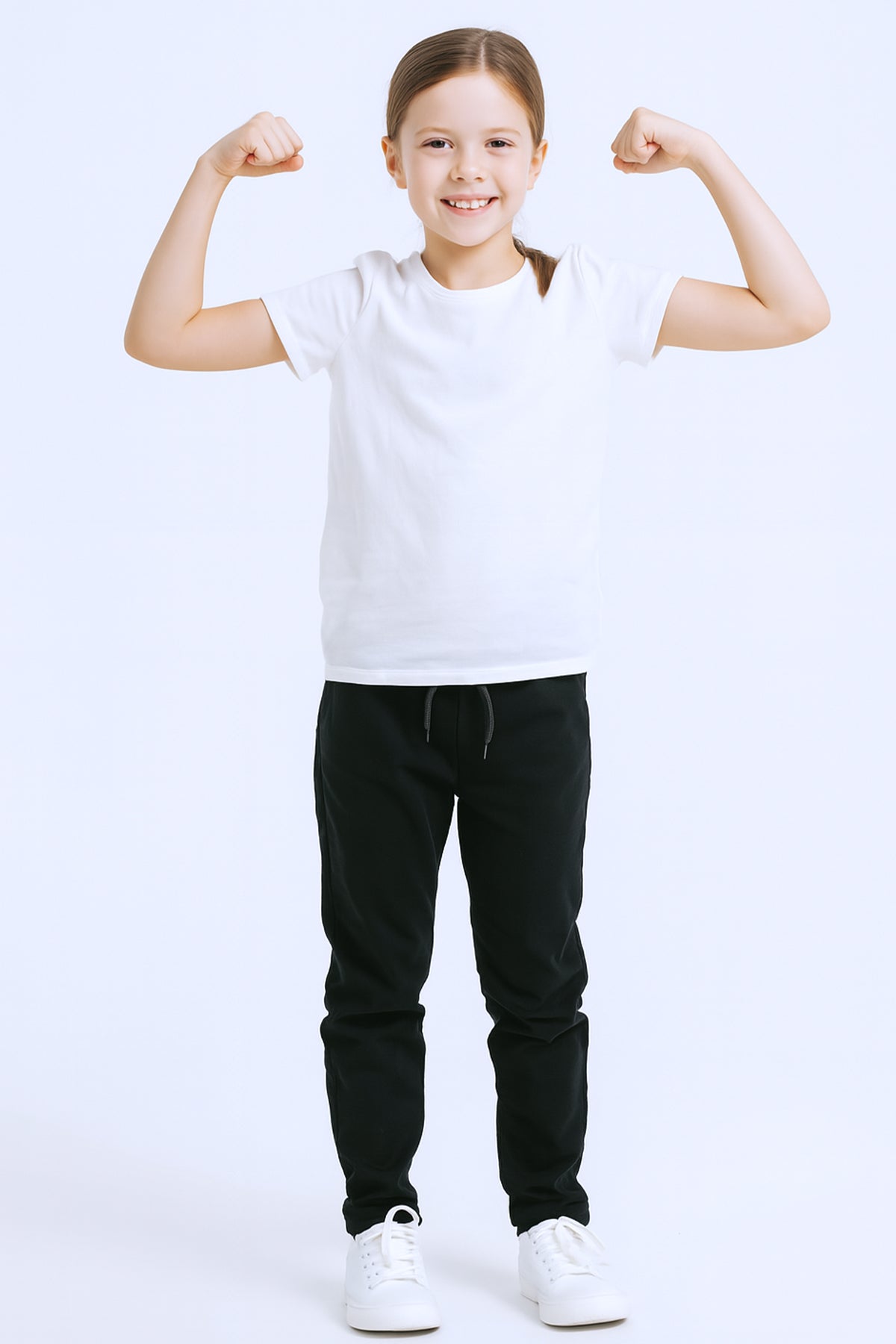 ÇOCUK UNİSEX OKUL PANTOLONU BELİ LASTİKLİ