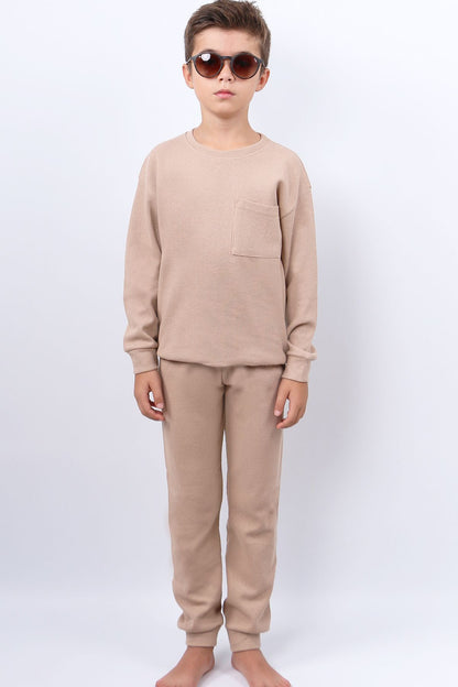 ERKEK ÇOCUK EŞOFMAN TAKIMI CEPLİ C12