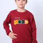 ERKEK ÇOCUK ŞARDONLU SWEAT MOOD NAKIŞ DETAYLI RİBANALI E35