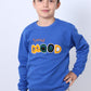 ERKEK ÇOCUK ŞARDONLU SWEAT MOOD NAKIŞ DETAYLI RİBANALI E35