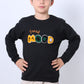 ERKEK ÇOCUK ŞARDONLU SWEAT MOOD NAKIŞ DETAYLI RİBANALI E35
