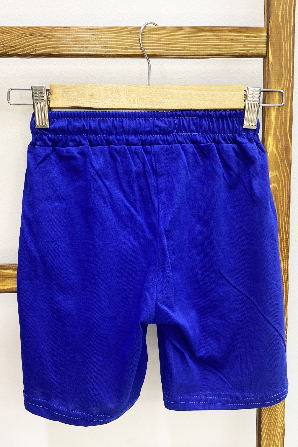 ERKEK ÇOCUK ŞORT CEPLİ DÜZ RENK YAZI BASKILI F29