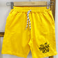 ERKEK ÇOCUK ŞORT CEPLİ DÜZ RENK YAZI BASKILI F29