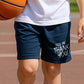 ERKEK ÇOCUK ŞORT CEPLİ DÜZ RENK YAZI BASKILI F29