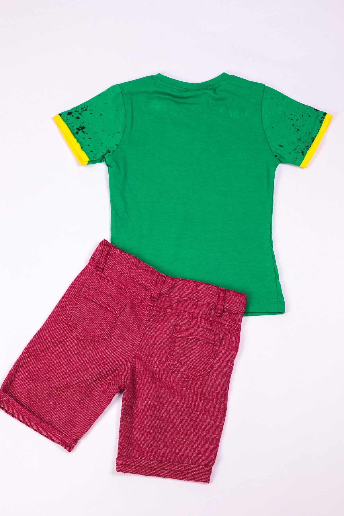 Erkek Çocuk Şortlu Takim Baskili A49 HCM00049