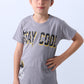 ERKEK ÇOCUK TİŞÖRT STAY COOL BASKILI BİSİKLET YAKA F18