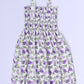 KIZ ÇOCUK ASKILI ELBİSE ÇİÇEK DESENLİ B35 HCM00119