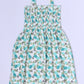 KIZ ÇOCUK ASKILI ELBİSE ÇİÇEK DESENLİ B35 HCM00119