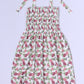 KIZ ÇOCUK ASKILI ELBİSE ÇİÇEK DESENLİ B35 HCM00119