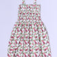 KIZ ÇOCUK ASKILI ELBİSE ÇİÇEK DESENLİ B35 HCM00119