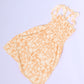 KIZ ÇOCUK ASKILI ELBİSE ÇİÇEK DESENLİ B35 HCM00119