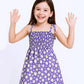 KIZ ÇOCUK ASKILI ELBİSE ÇİÇEK DESENLİ B35 HCM00119
