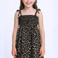 KIZ ÇOCUK ASKILI ELBİSE ÇİÇEK DESENLİ B35 HCM00119