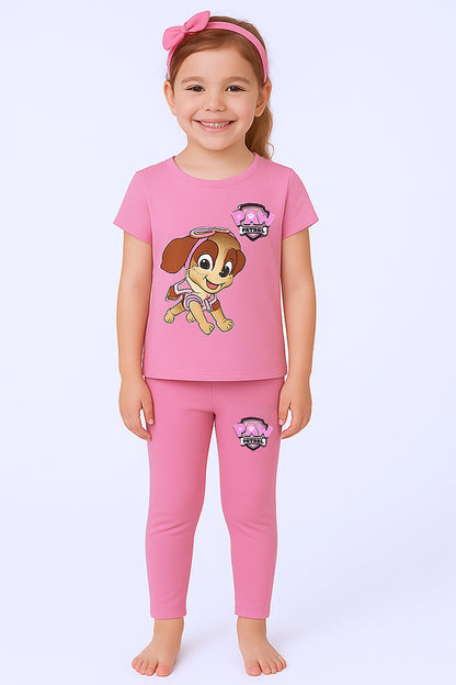 KIZ ÇOCUK TAYTLI TAKIM SAÇ BANDI HEDİYELİ BASKILI C64